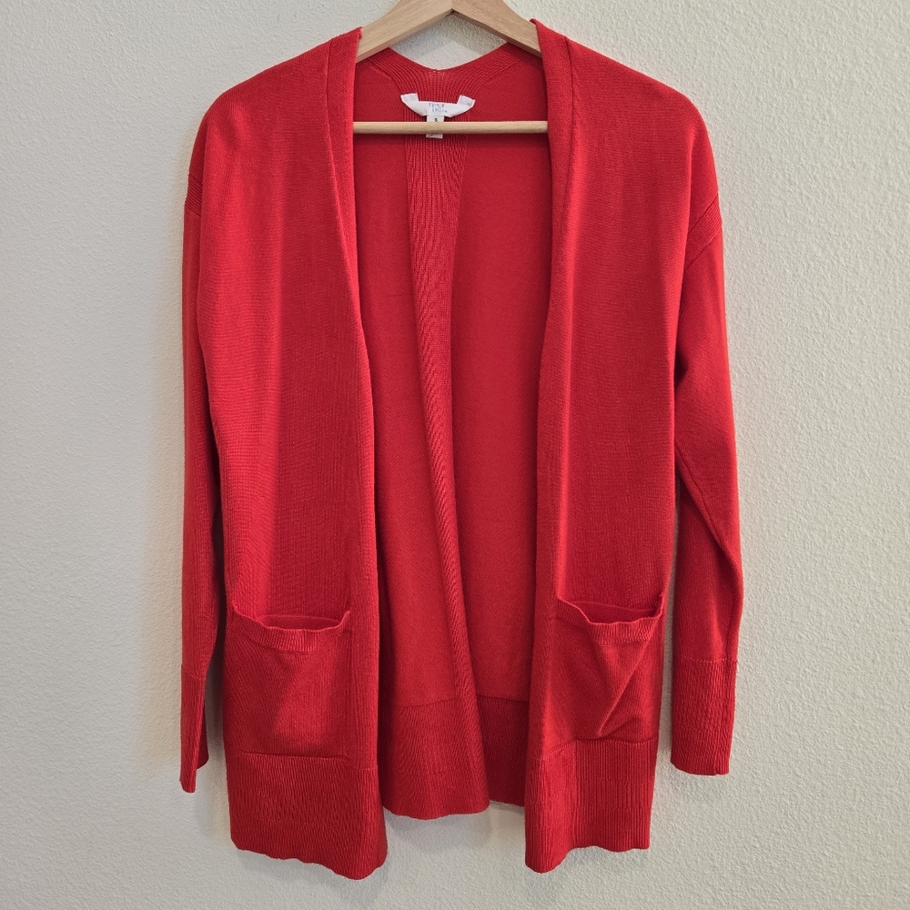 Time And Tru Red Cardigan size small